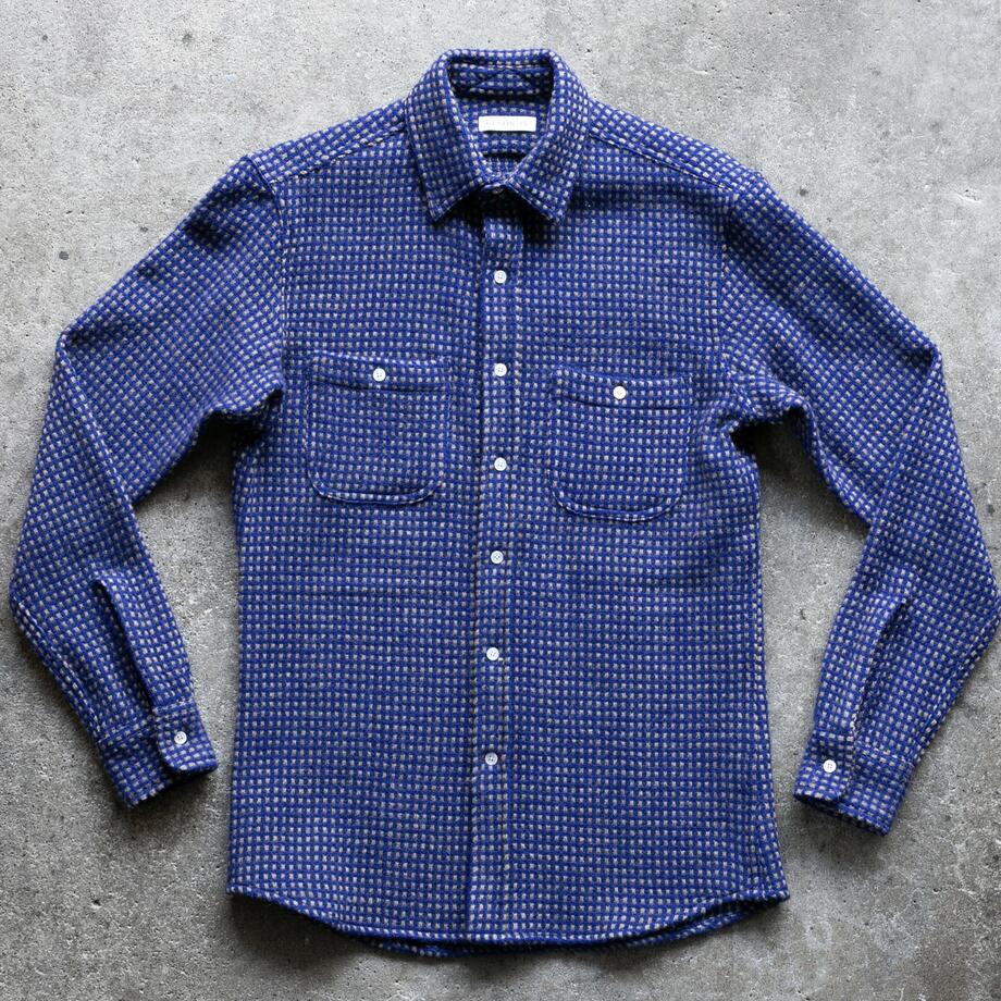 gustin #1329 monster rope basket shirt - blue