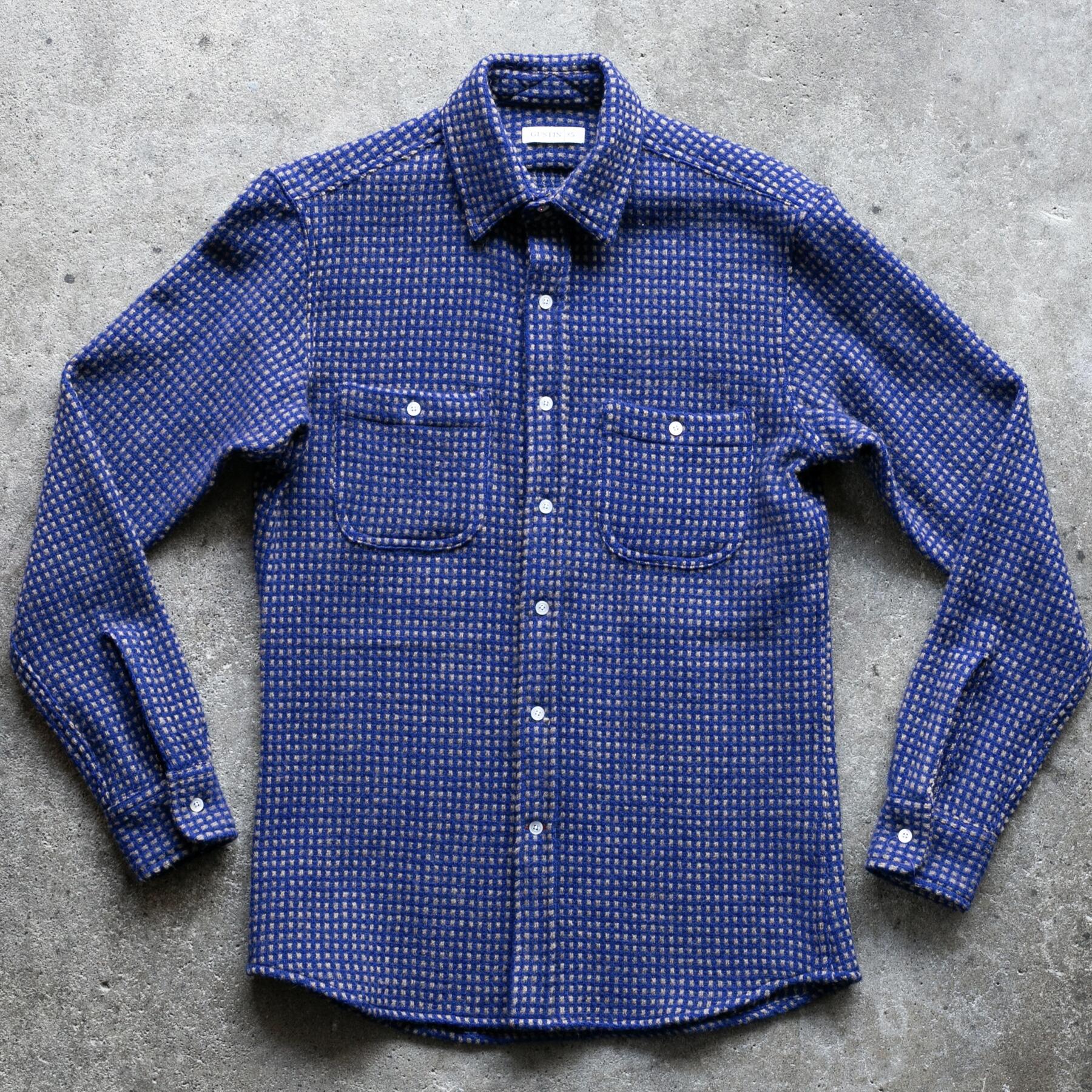 gustin #1329 monster rope basket shirt - blue