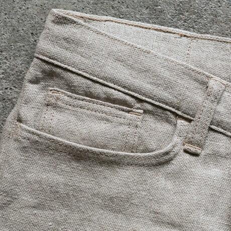 gustin #499 beast linen 5 pocket - natural
