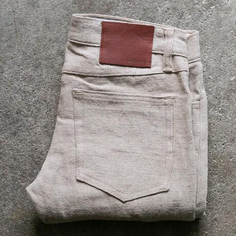 gustin #499 beast linen 5 pocket - natural