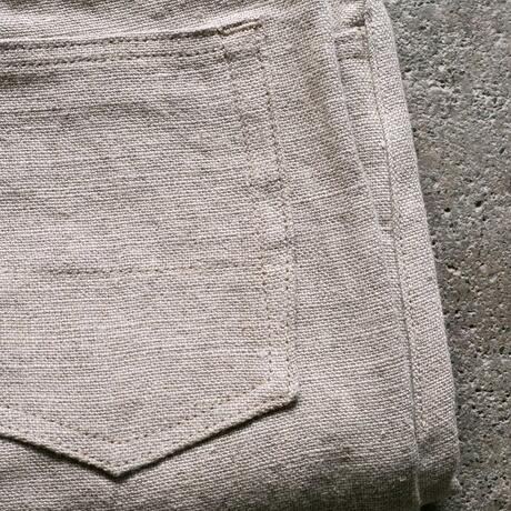 gustin #499 beast linen 5 pocket - natural