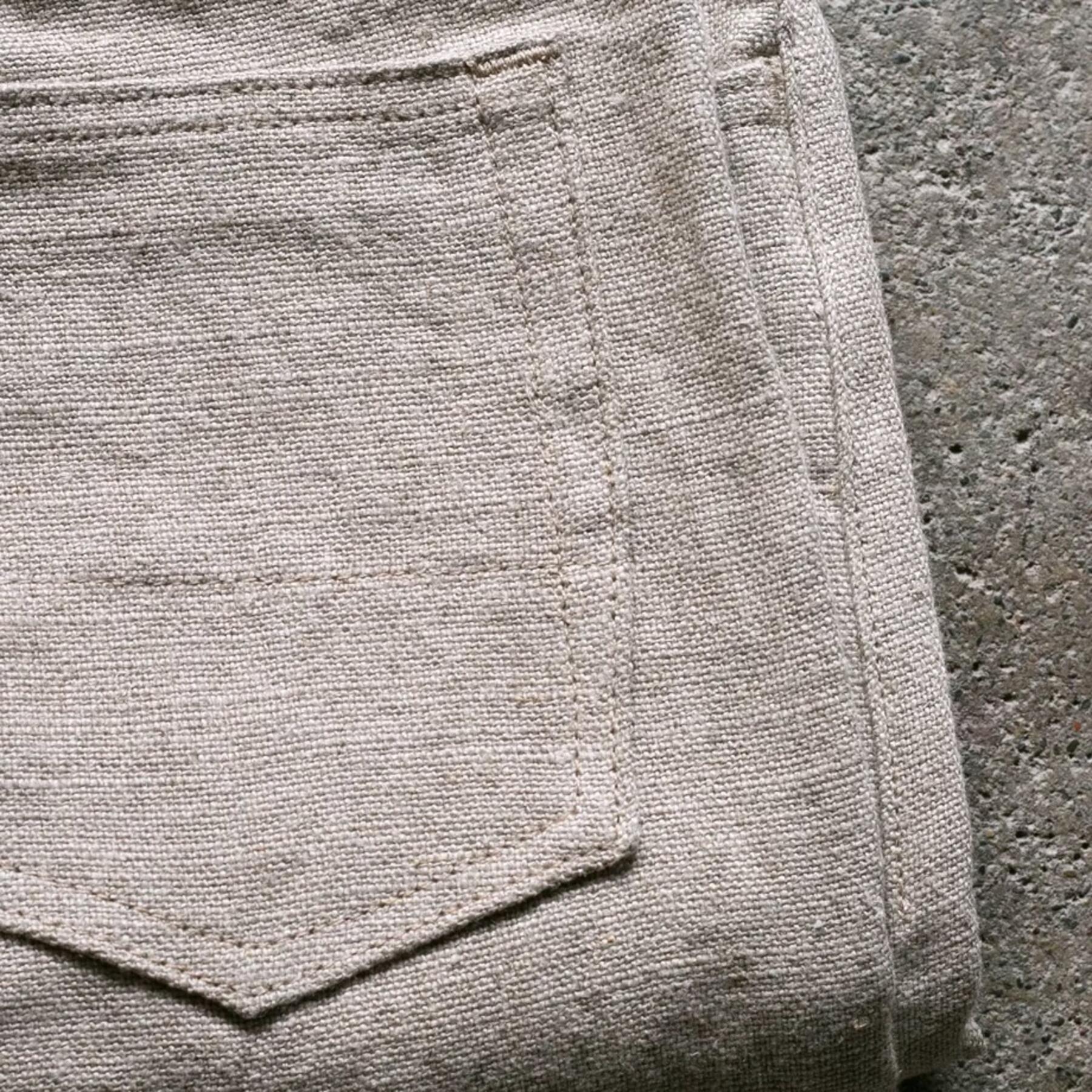 gustin #499 beast linen 5 pocket - natural