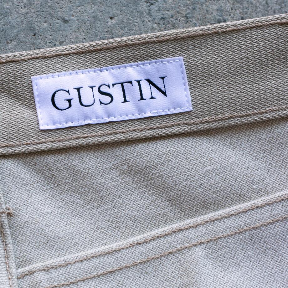 gustin #447 cone mills khaki broken twill