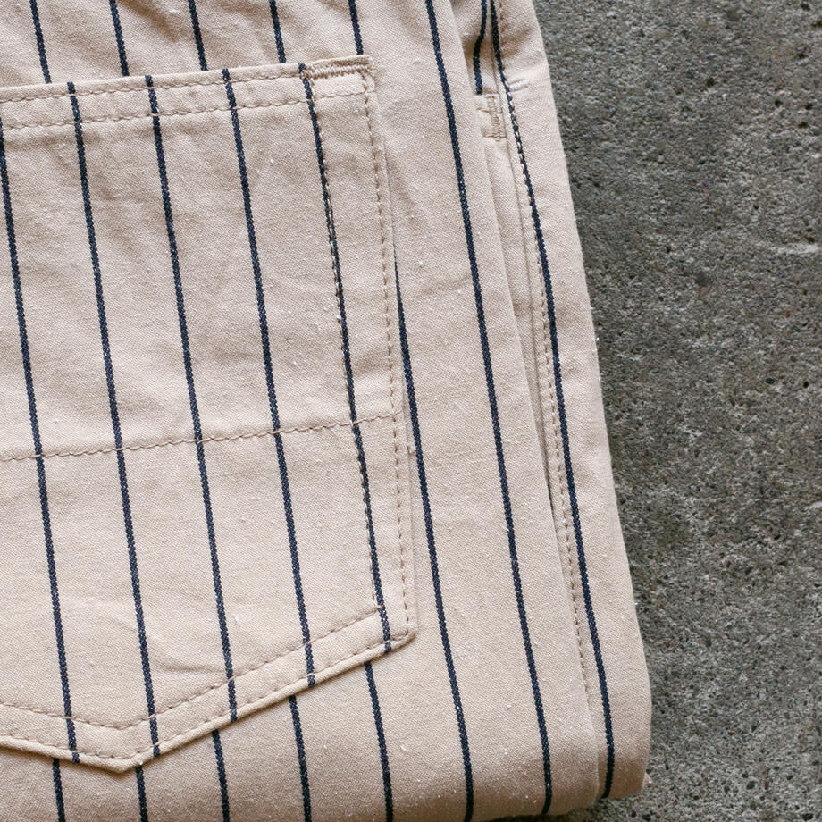 gustin #509 japan silk nep superlight - khaki pinstripe