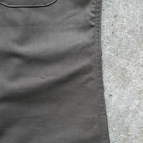 gustin #1352 panama cloth shirt - dark oak