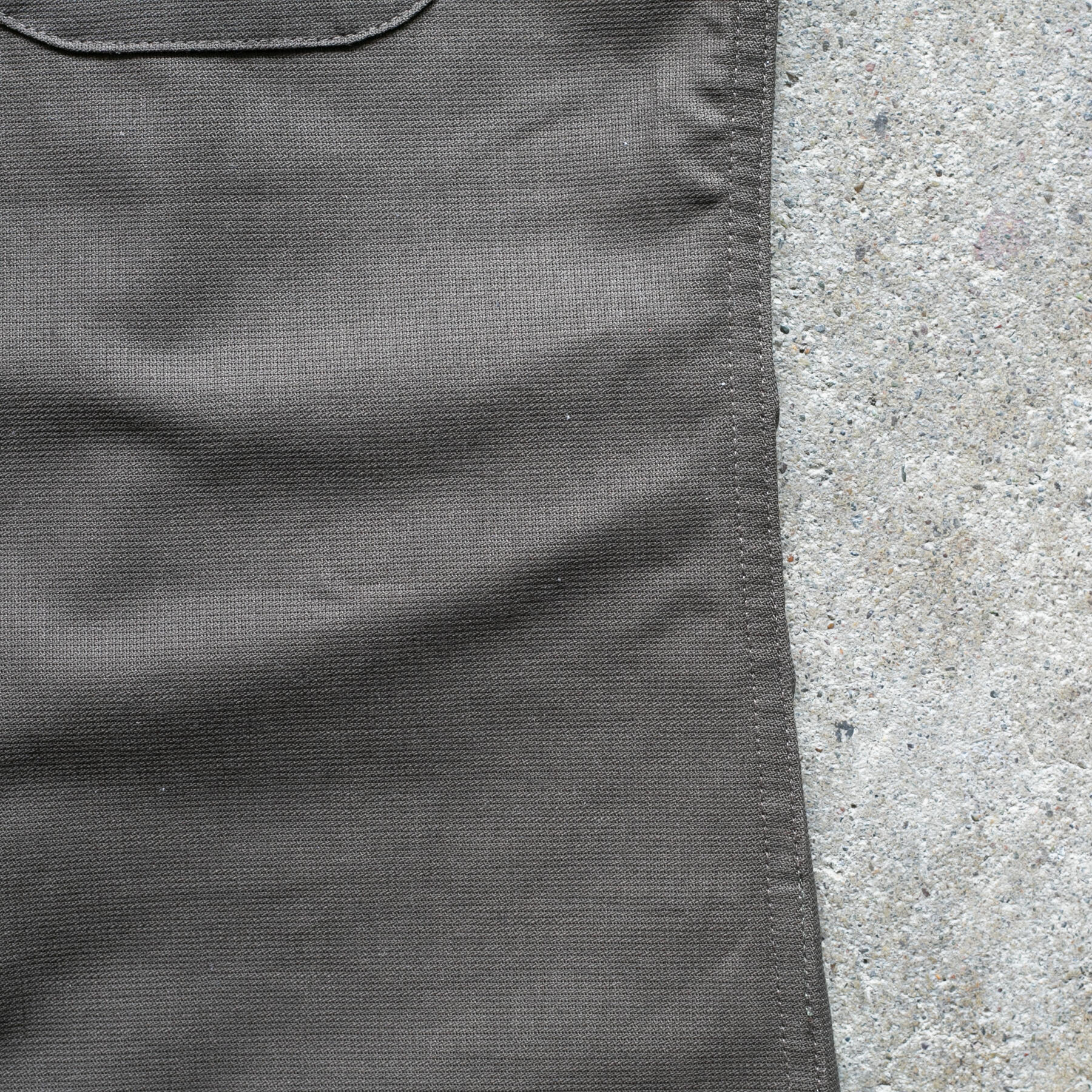 gustin #1352 panama cloth shirt - dark oak