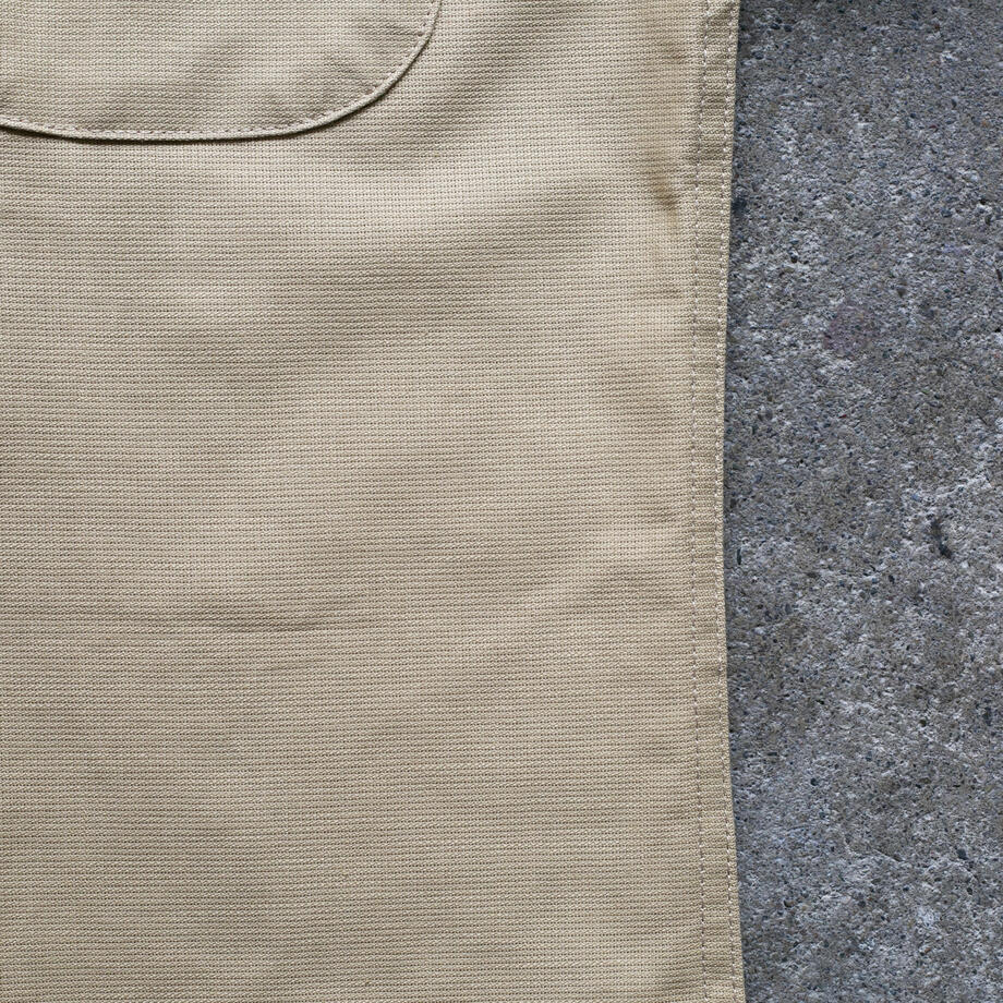 gustin #1349 panama cloth shirt - khaki