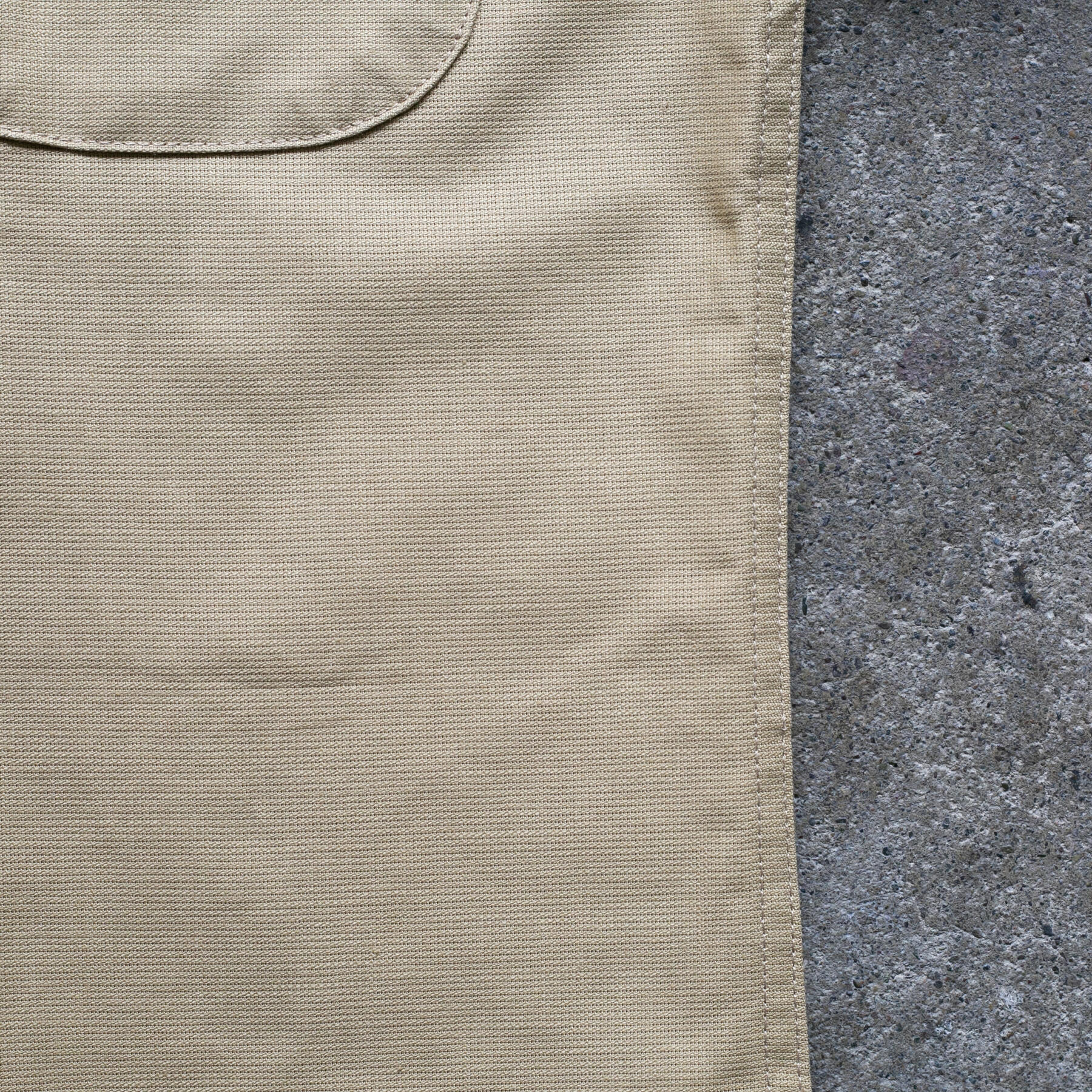 gustin #1349 panama cloth shirt - khaki