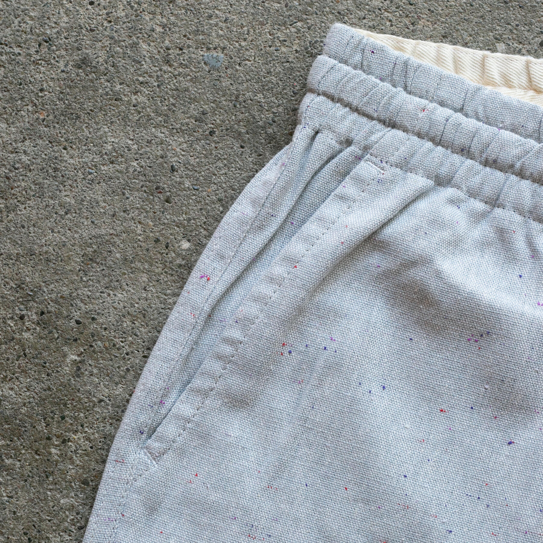 gustin #131 slate rainbow nep shorts