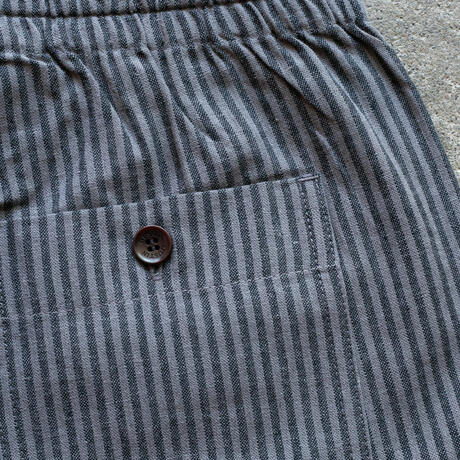 gustin #132 charcoal x titanium stripe shorts