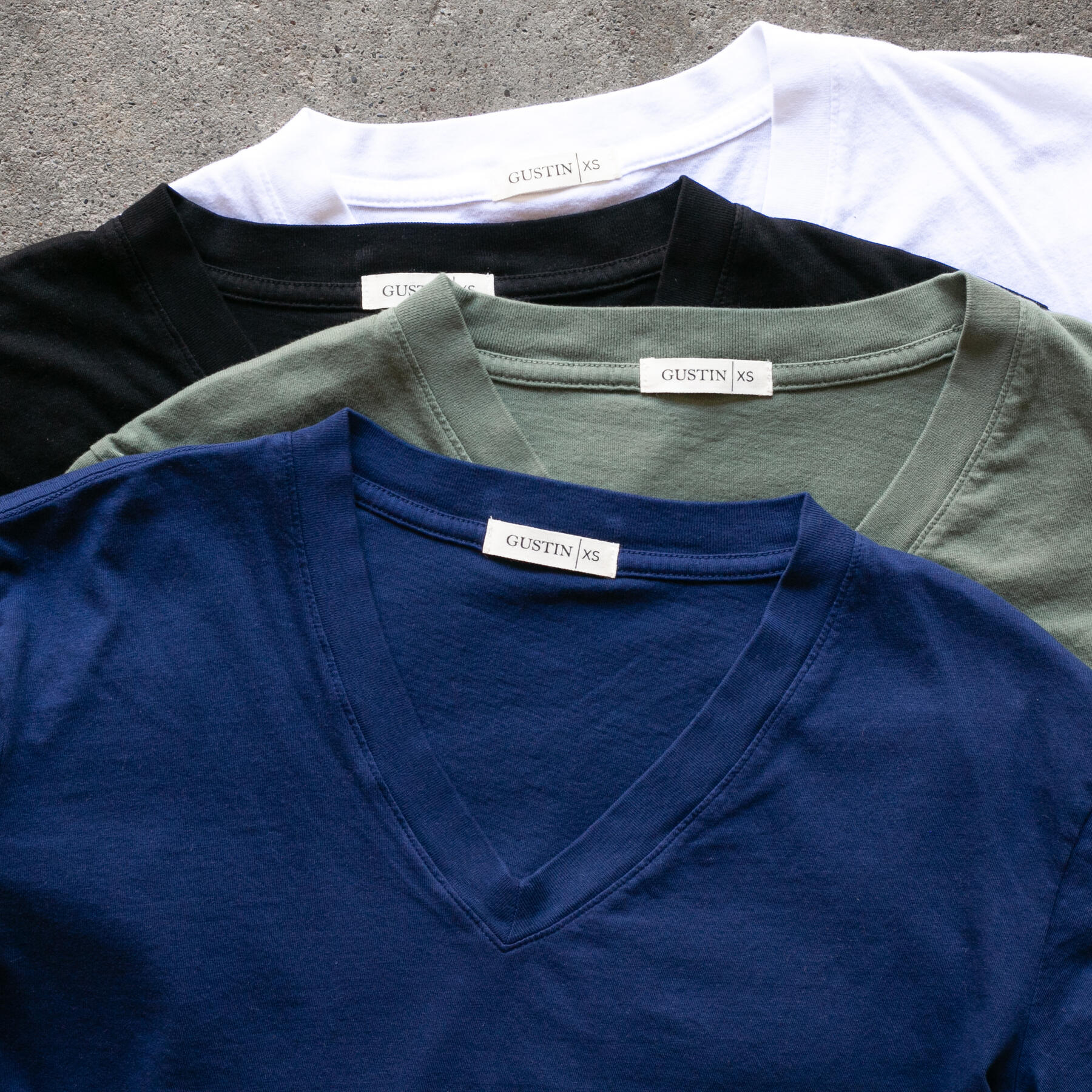 gustin v-neck t-shirt classic collection