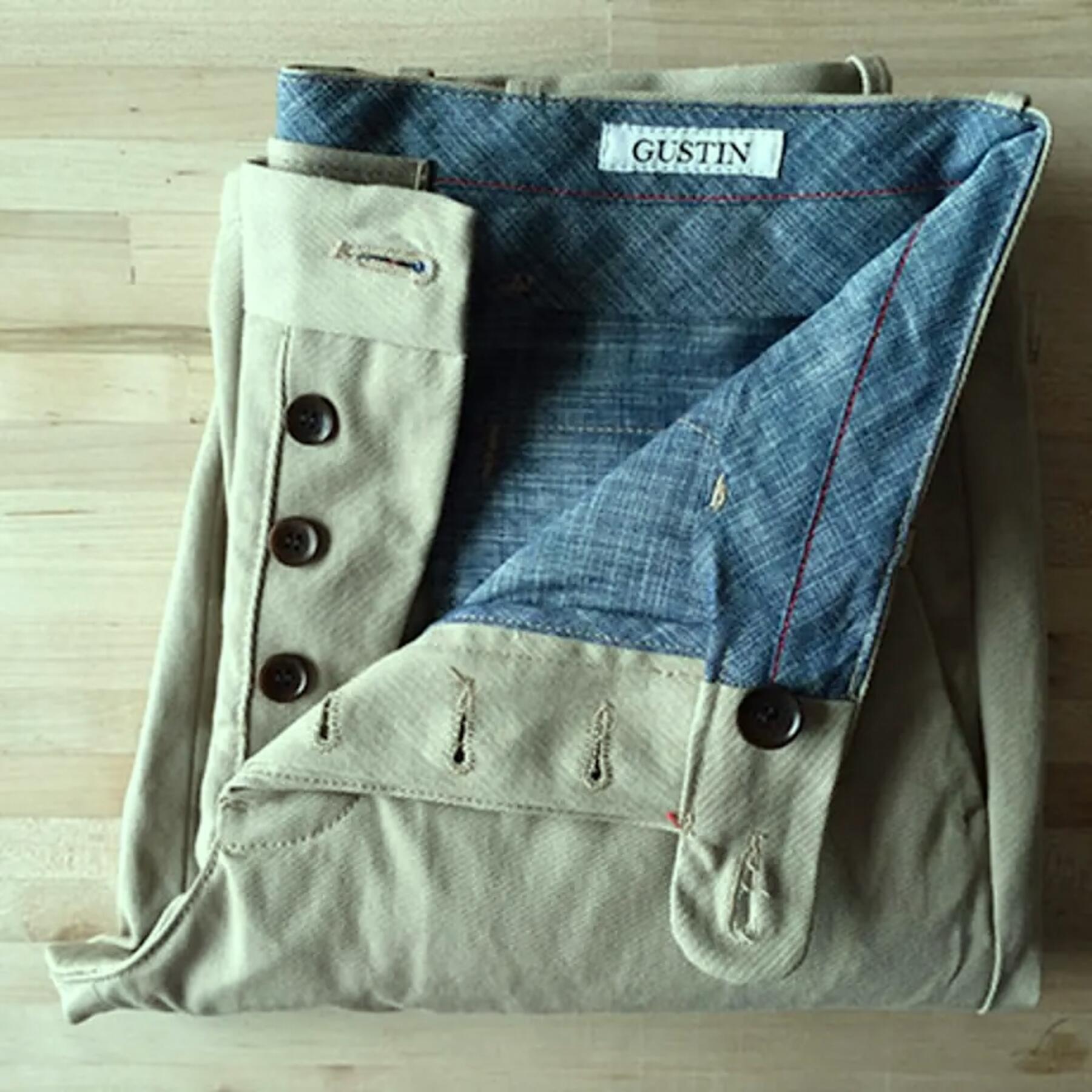 gustin #1 light khaki american chino