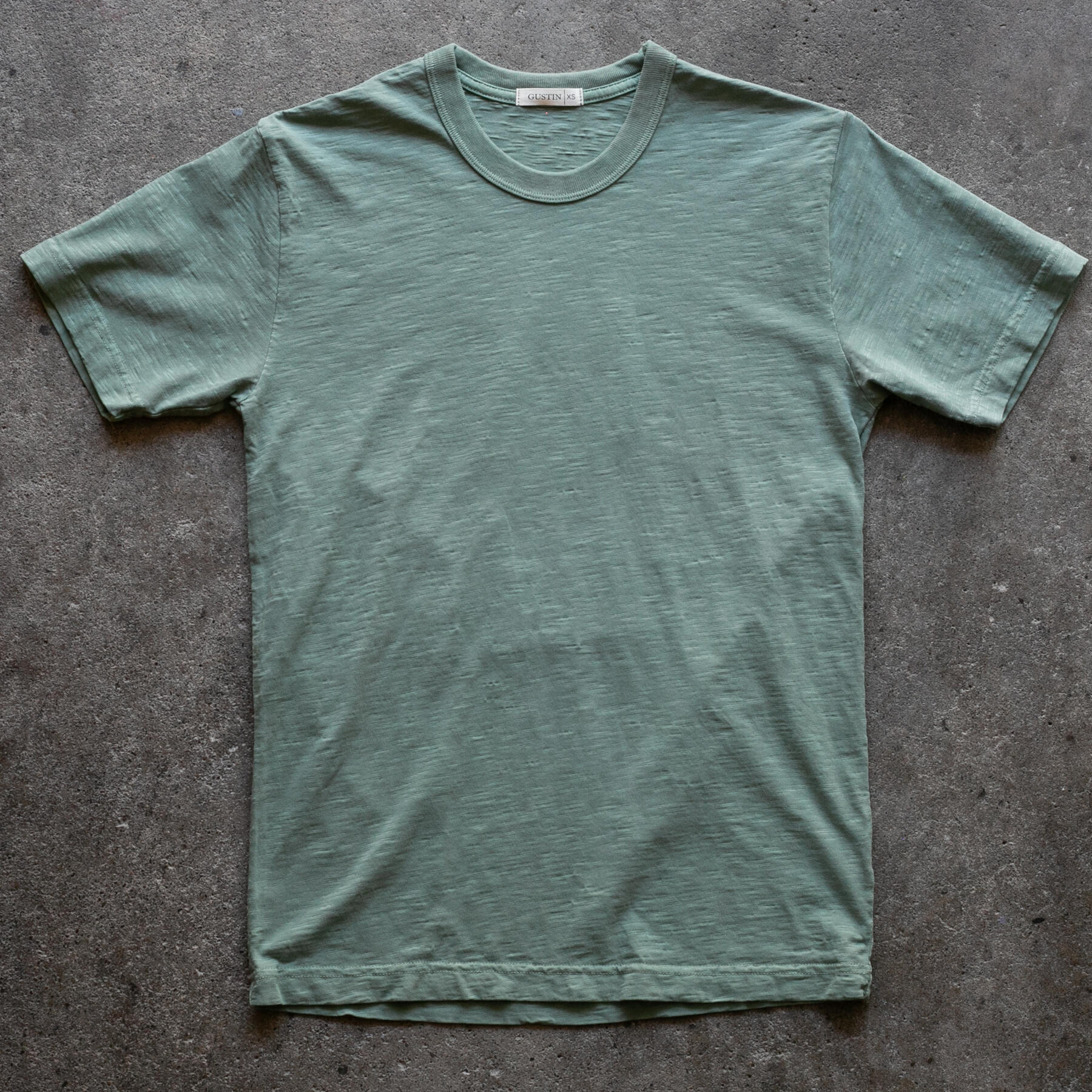gustin american heavy slub t-shirt 5 pack
