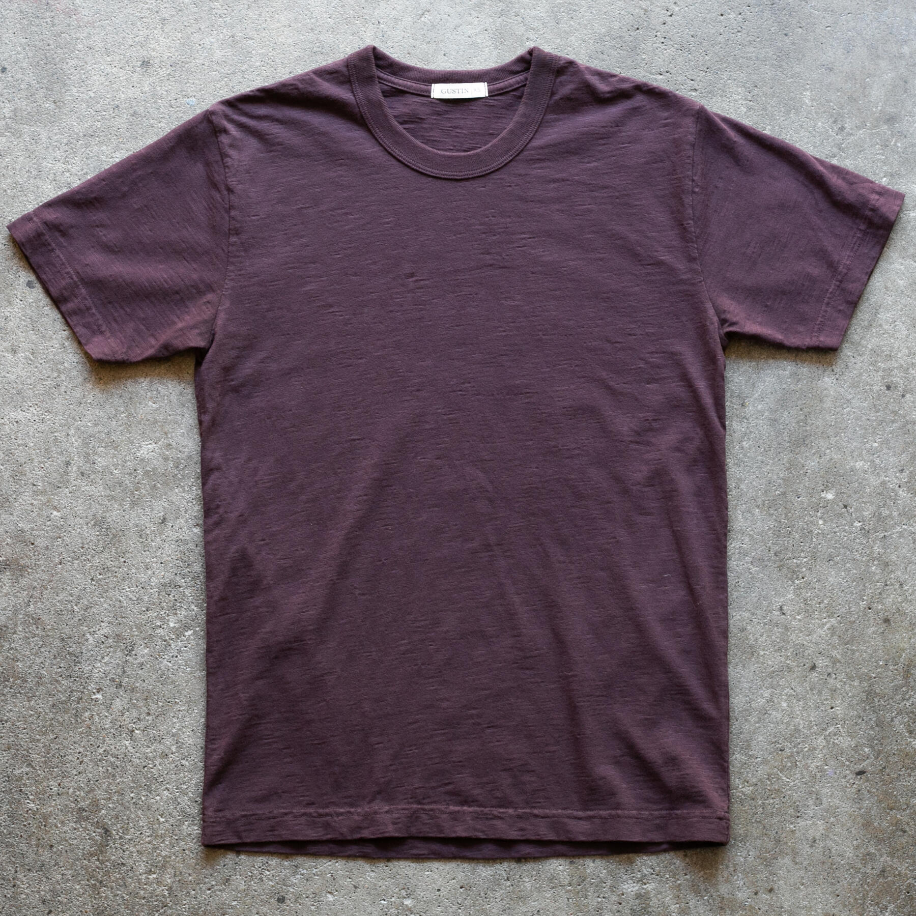 gustin american heavy slub t-shirt 5 pack