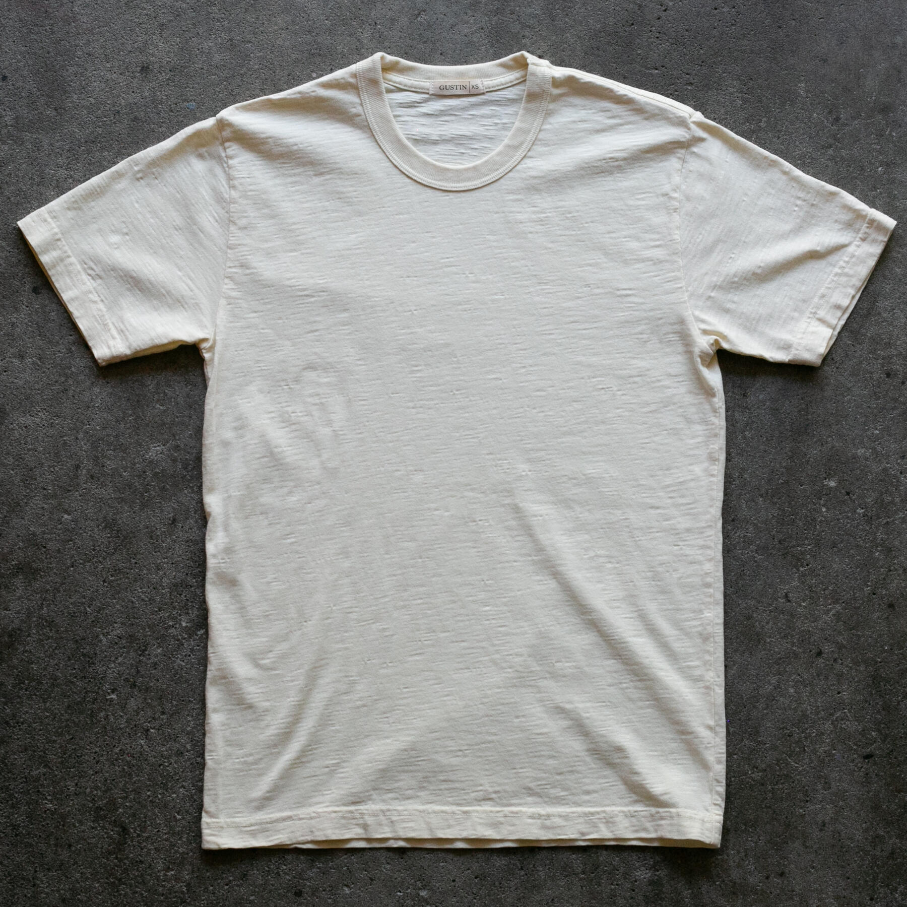 gustin american heavy slub t-shirt 5 pack