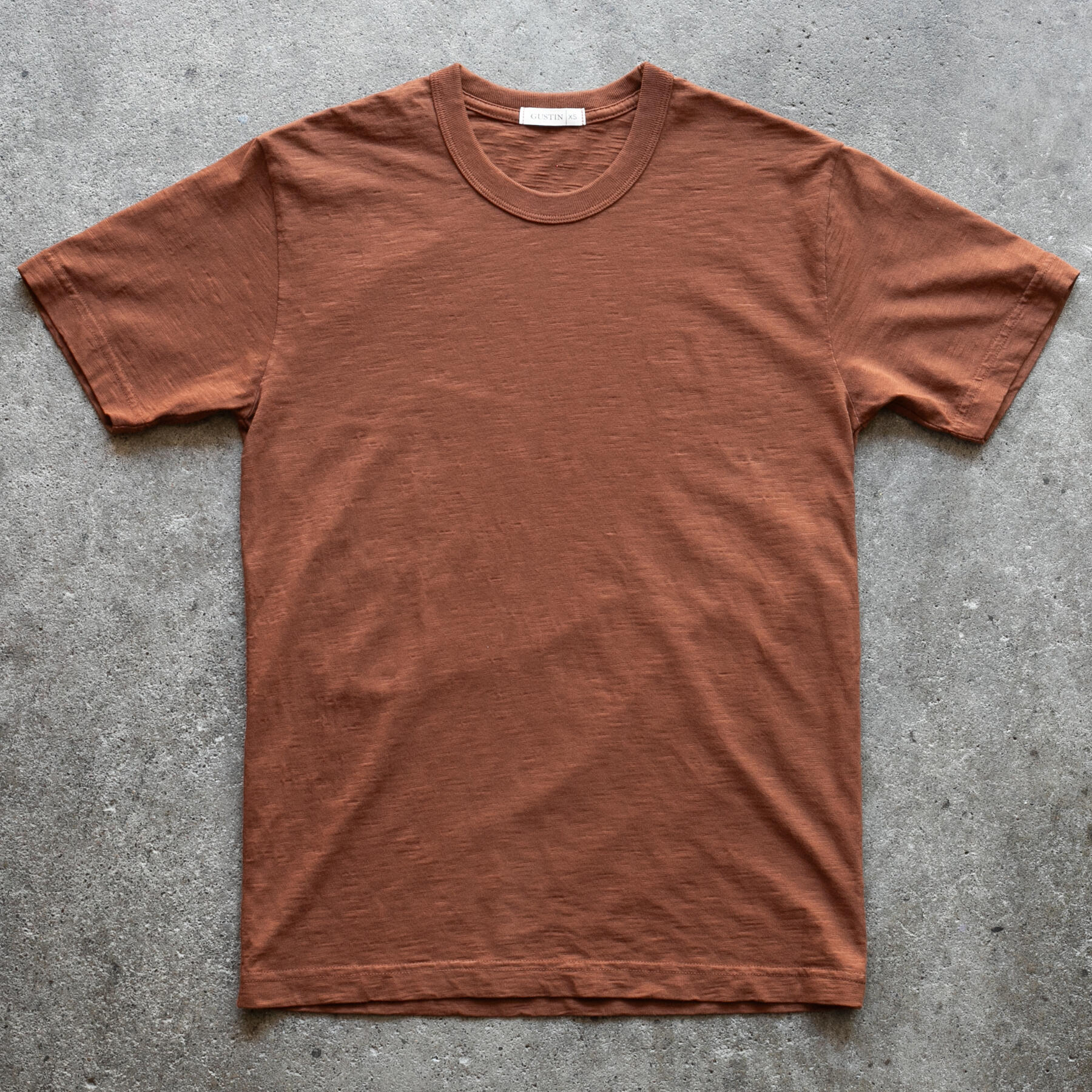 gustin american heavy slub t-shirt 5 pack