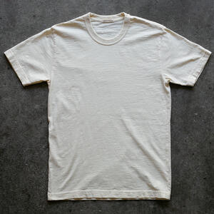 gustin american heavy slub t-shirt - natural