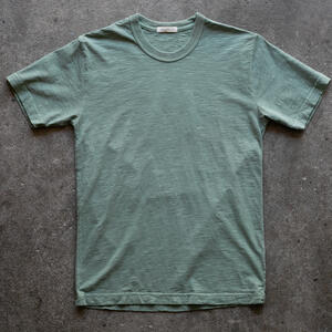 gustin american heavy slub t-shirt - eucalyptus