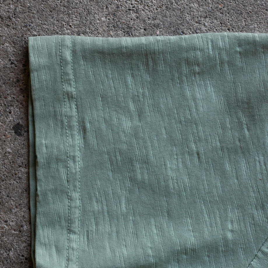 gustin american heavy slub t-shirt - eucalyptus