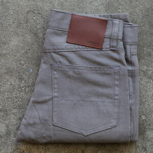 gustin #515 japan hemp gabardine 5 pocket - steel