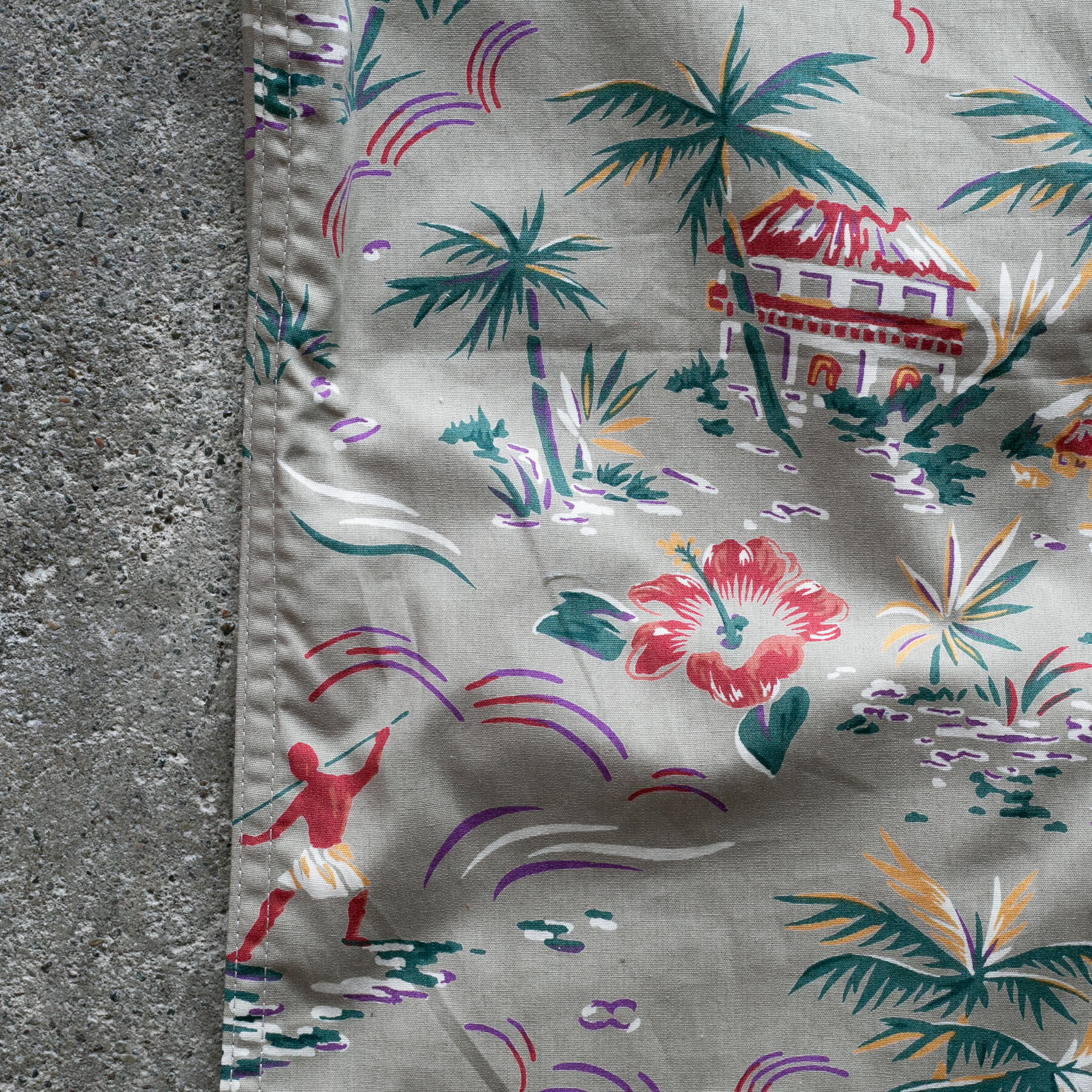 gustin #1367 retro aloha shirt - od
