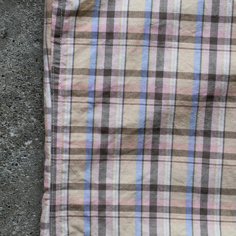 gustin #1370 organic madras shirt - retro multi