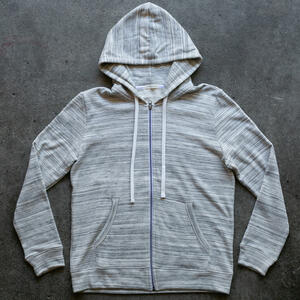 gustin twisted yarn zip hoodie