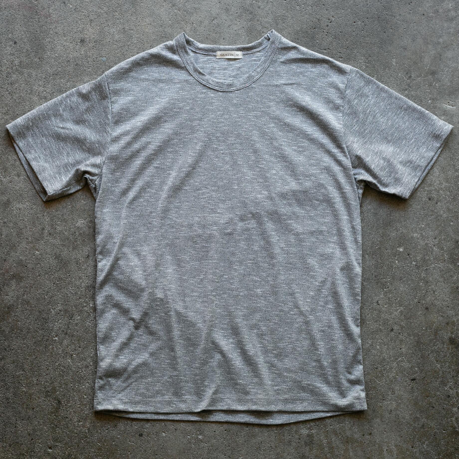 gustin salt & pepper melange t-shirt 2 pack