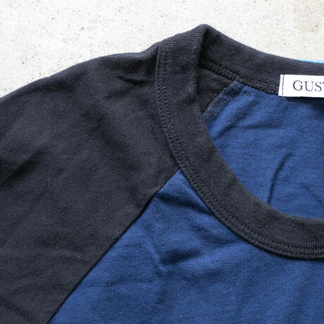 gustin baseball tee white-navy