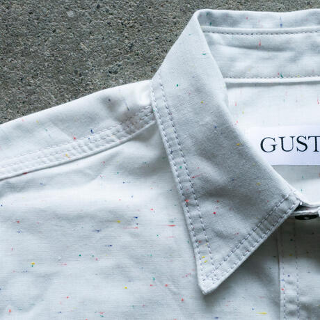 gustin #194 rainbow nep chambray workshirt