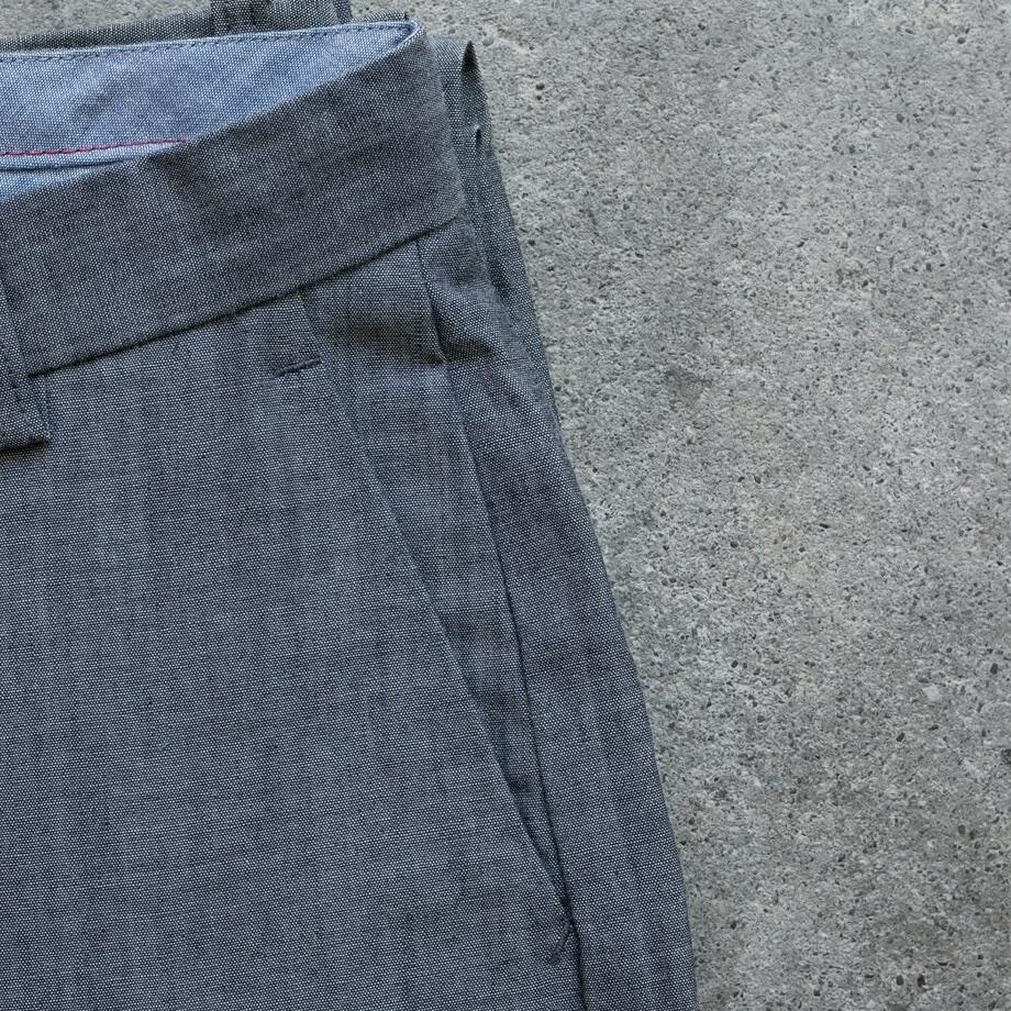 gustin #242 selvedge chambray chinos