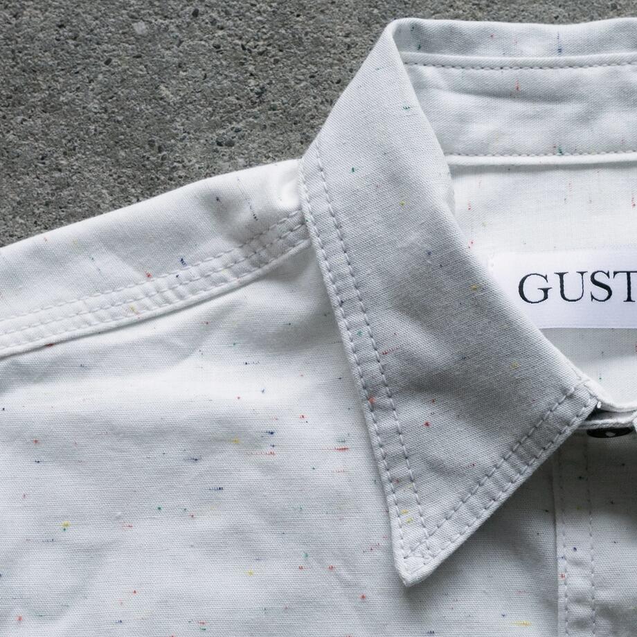gustin #194 rainbow nep chambray workshirt