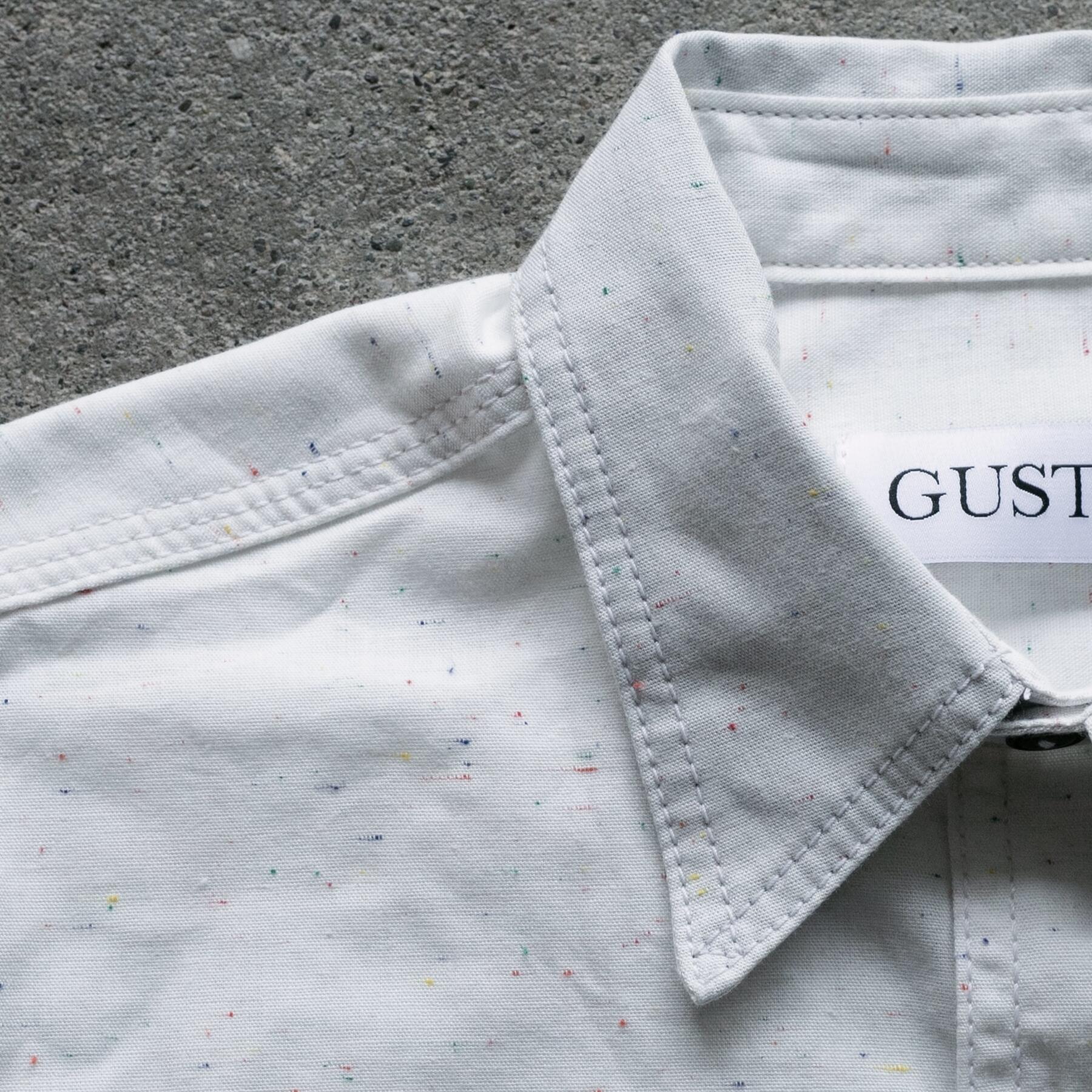 gustin #194 rainbow nep chambray workshirt
