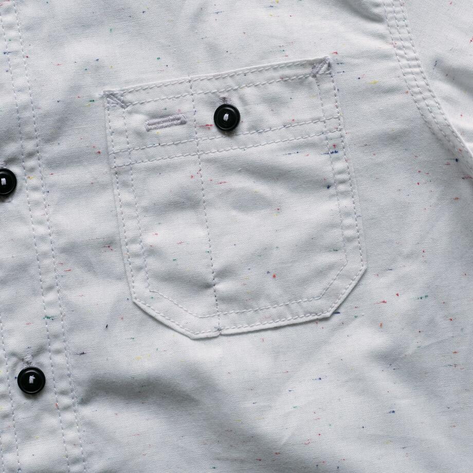 gustin #194 rainbow nep chambray workshirt