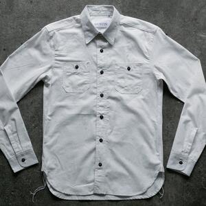 gustin #194 rainbow nep chambray workshirt