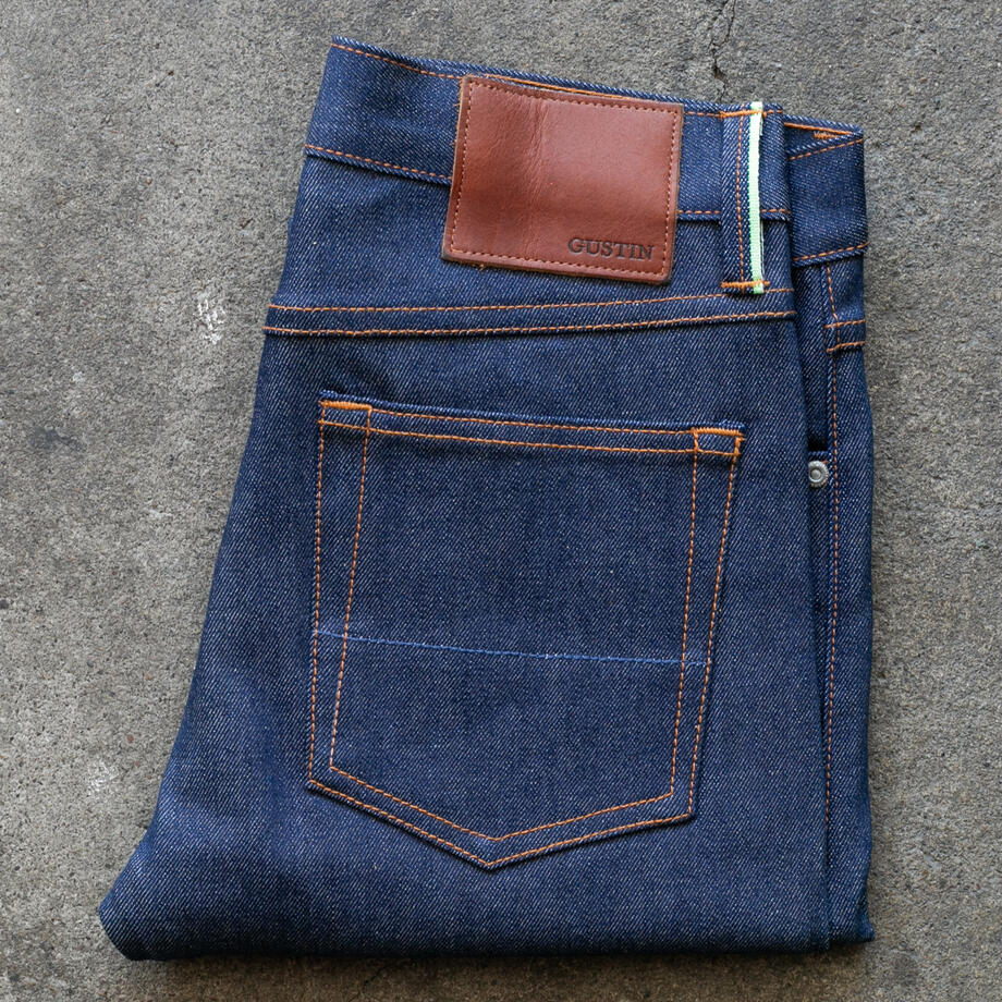 gustin #634 cone mills experimental selvedge - the green id