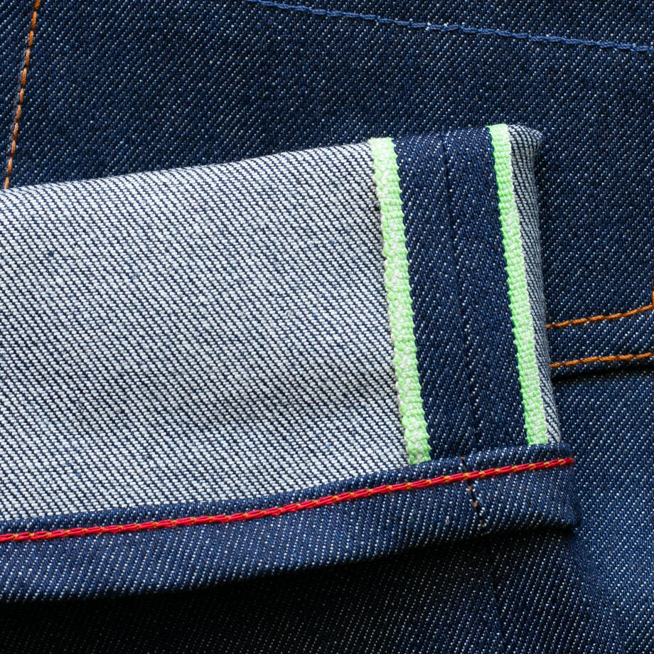 gustin #634 cone mills experimental selvedge - the green id