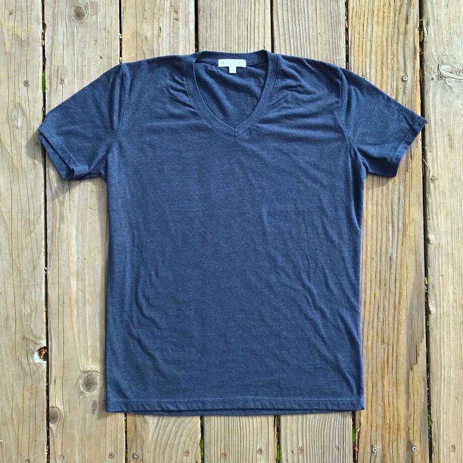 gustin usa heather v-neck t-shirt 8 pack