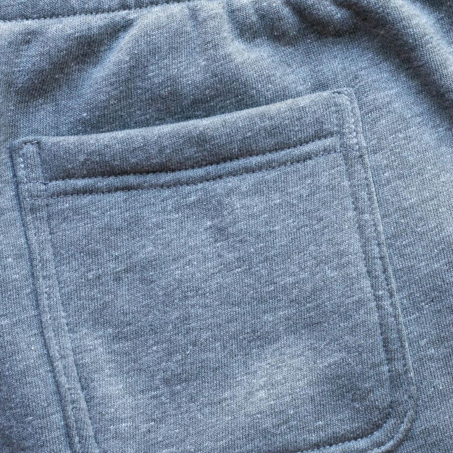 gustin plush fleece sweatshorts - heather grey