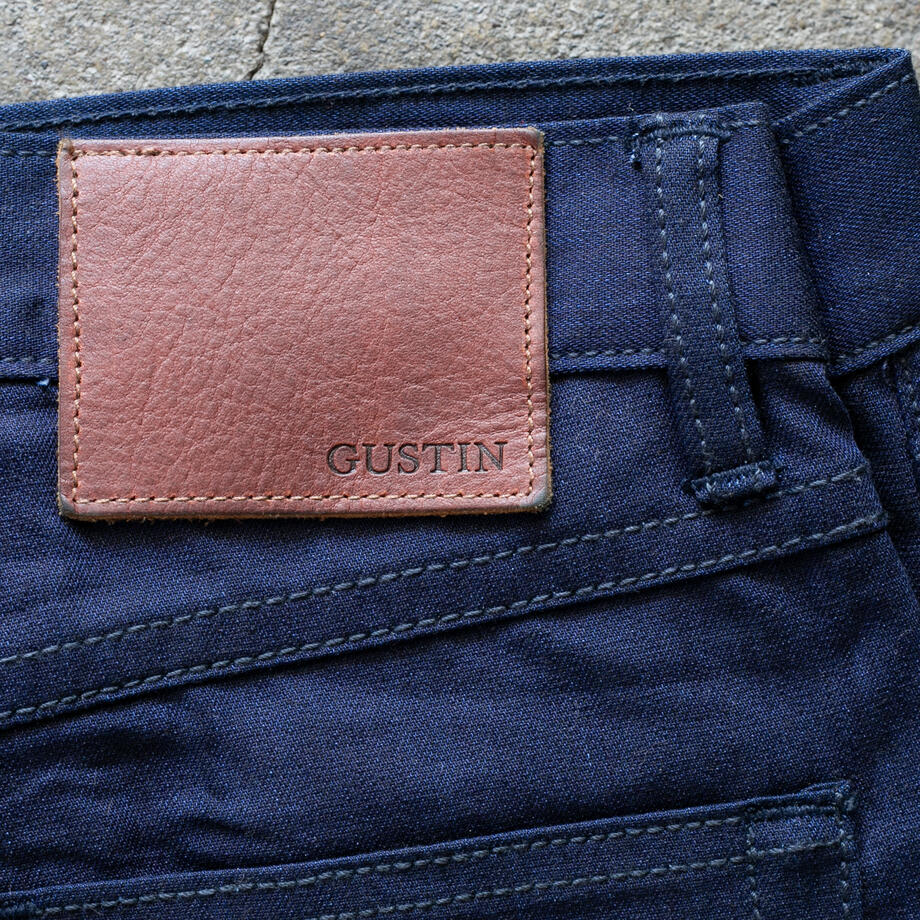 gustin #522 indigo fine twill - dark