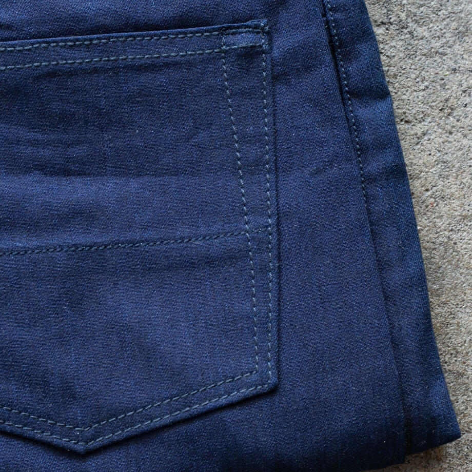 gustin #522 indigo fine twill - dark