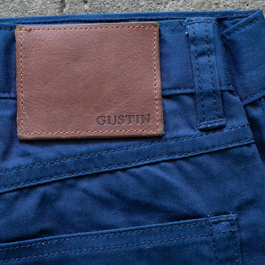 gustin #523 indigo fine twill - cobalt