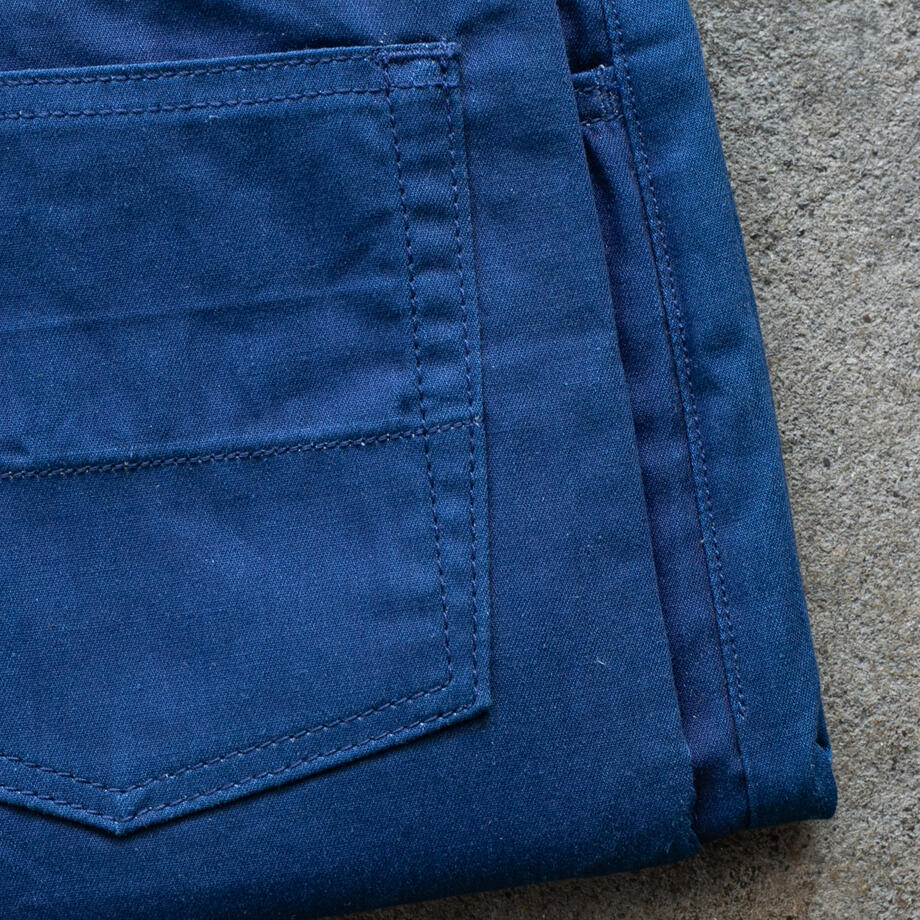 gustin #523 indigo fine twill - cobalt