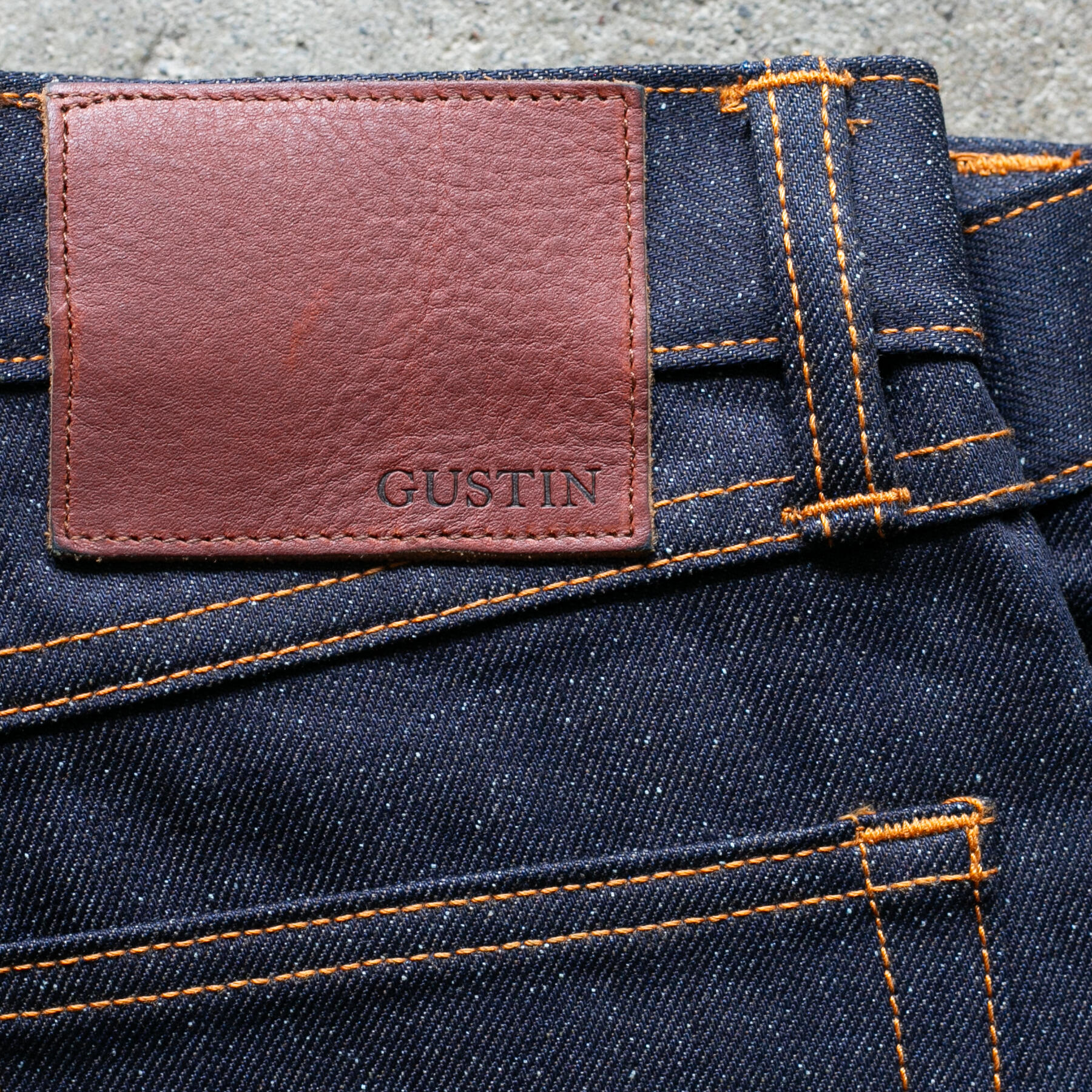 gustin #524 japan indigo x coffee nep