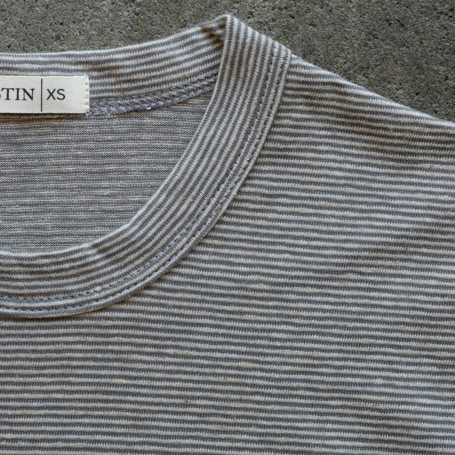 gustin japan big hemp t-shirt - steel