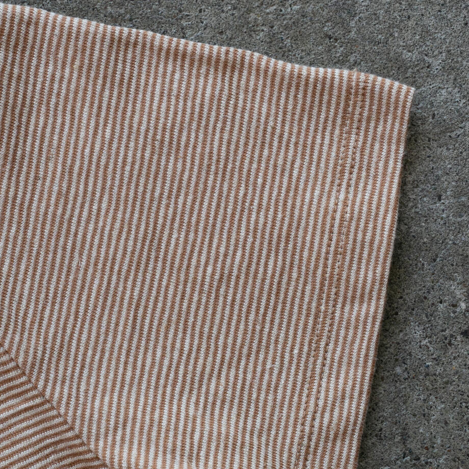 gustin japan big hemp t-shirt - camel