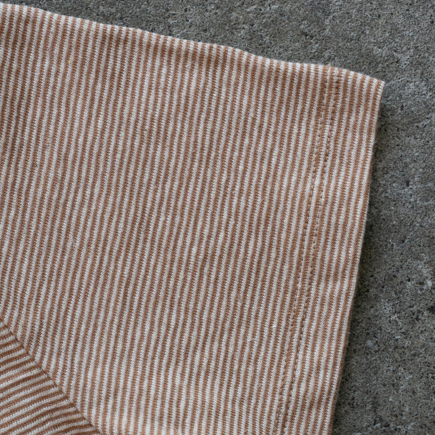 gustin japan big hemp t-shirt - camel