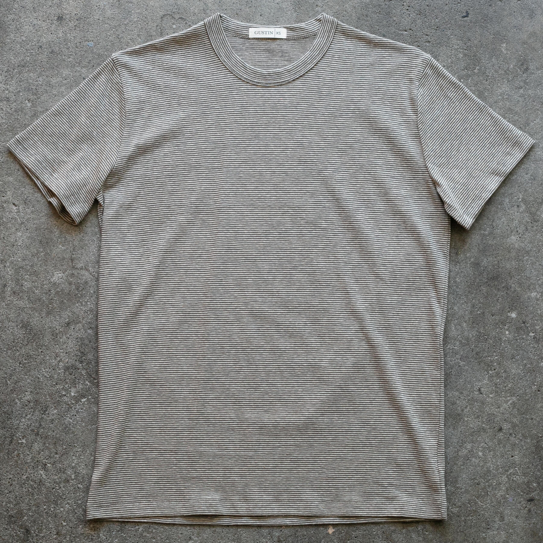 gustin japan big hemp t-shirt - olive