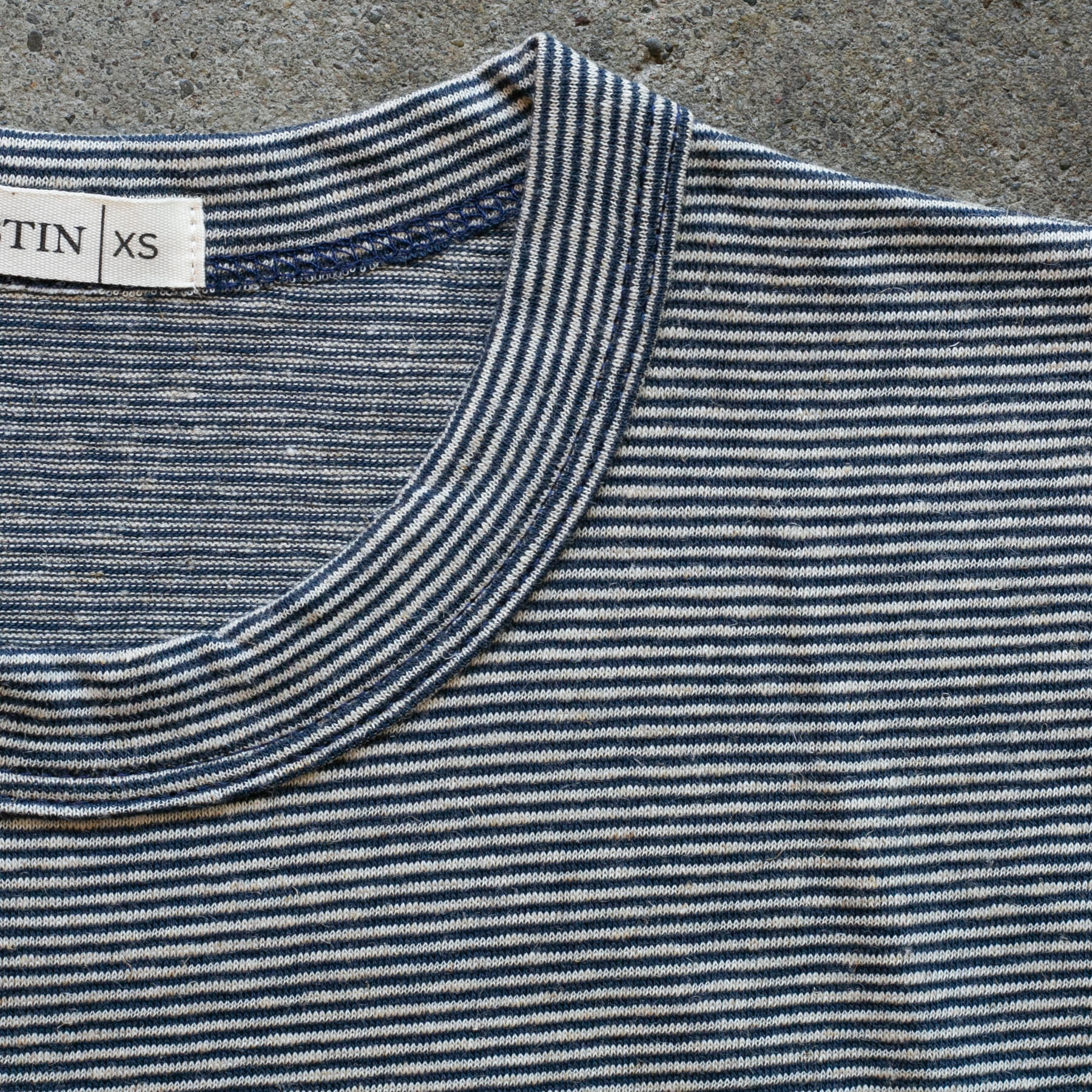 gustin japan big hemp t-shirt - navy