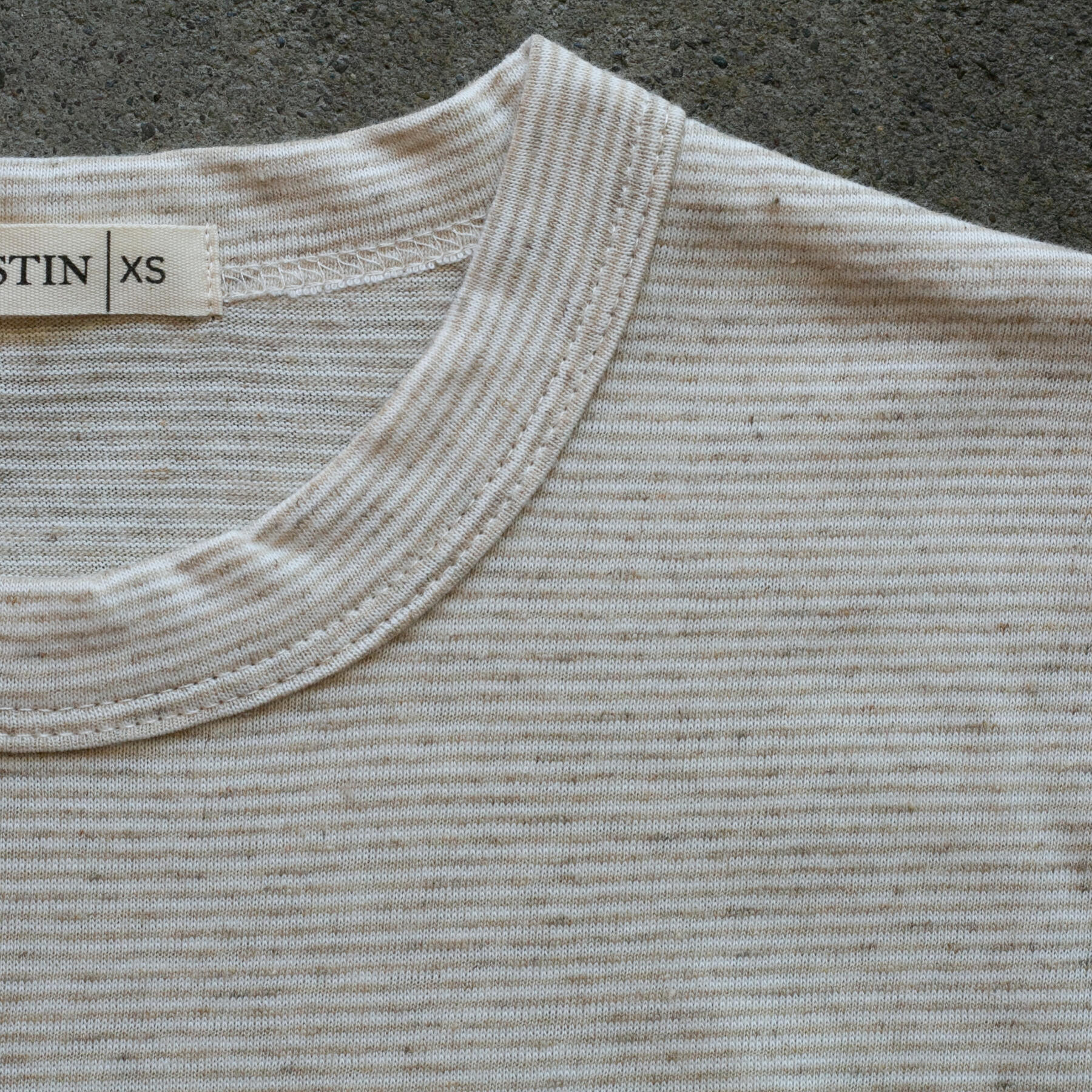 gustin japan big hemp t-shirt - natural